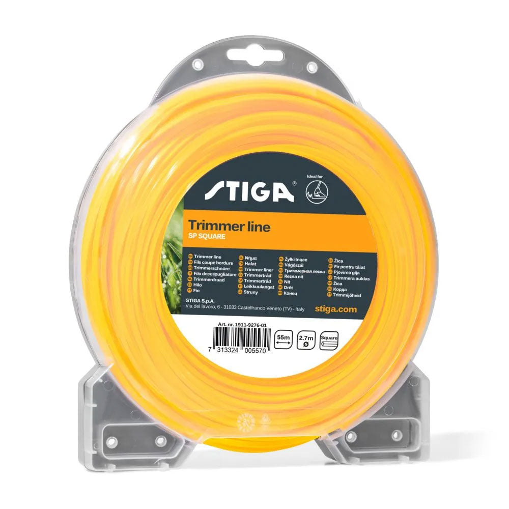 STIGA TRIMMER LINE 55M Ø 2.7Mm SP SQUARE 1911-9276-01