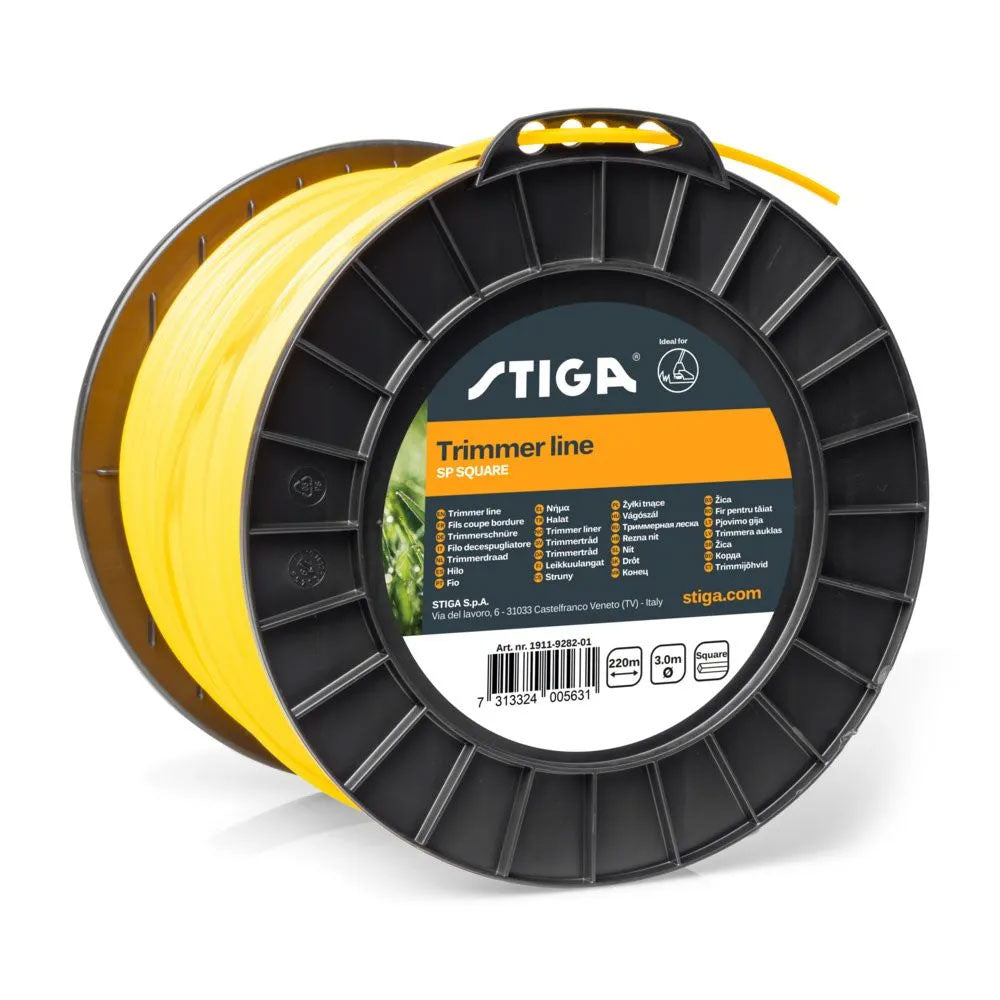 STIGA TRIMMER LINE 220M Ø 3.0Mm SP SQUARE 1911-9282-01